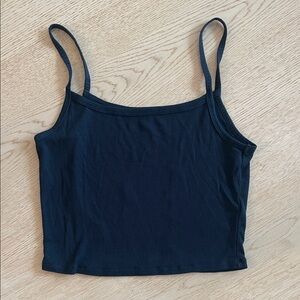 Sunday Best Navy Ribbed Camisole